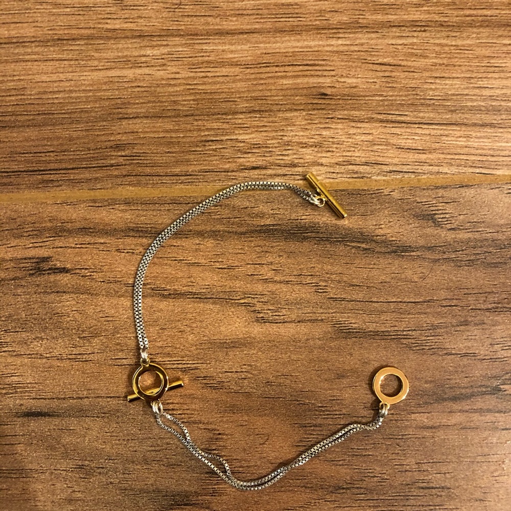 Jenny Bird gold/silver toggle close bracelet